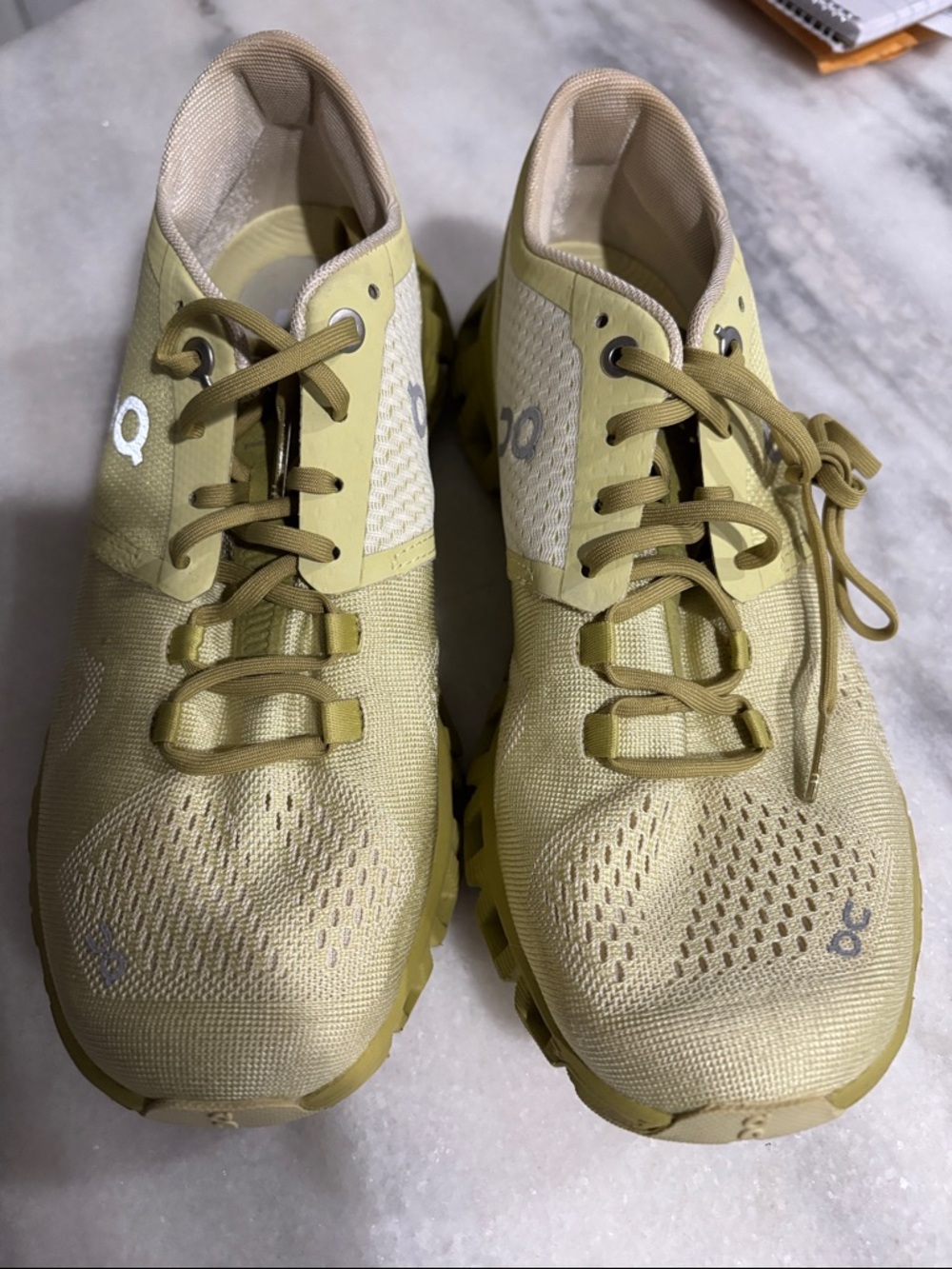 On Women's Cloudace Athletic Shoes in Light Yellow